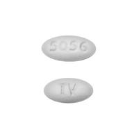 Pill TV 5056 White Oval is Atorvastatin Calcium