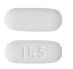 Pill 145 White Capsule/Oblong is Bupropion Hydrochloride Extended-Release (XL)