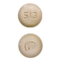 Ezetimibe and simvastatin 10 mg / 40 mg Logo (Actavis) 513