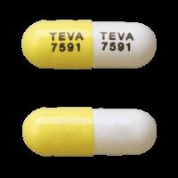 Atomoxetine hydrochloride 18 mg TEVA 7591 TEVA 7591