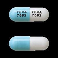 Atomoxetine hydrochloride 25 mg TEVA 7592 TEVA 7592