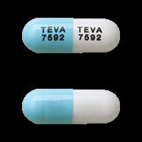 Atomoxetine hydrochloride 25 mg TEVA 7592 TEVA 7592