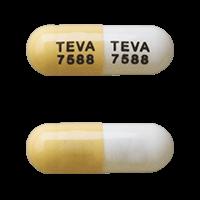 Atomoxetine hydrochloride 80 mg TEVA 7588 TEVA 7588