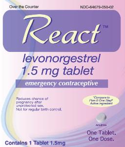 Pill LO 018 is React levonorgestrel 1.5mg