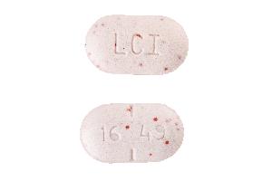 Pill LCI 16 49 Pink Capsule-shape is Acetaminophen and Hydrocodone Bitartrate