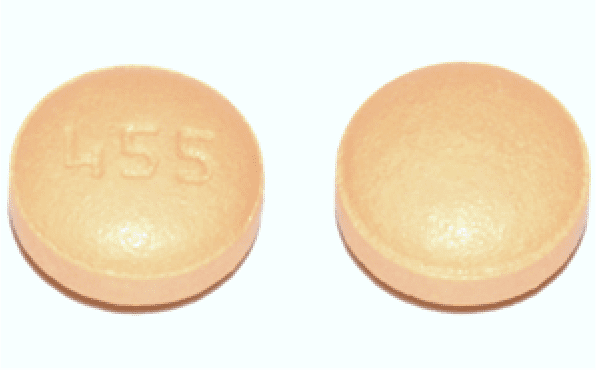 Amlodipine besylate and olmesartan medoxomil 10 mg / 20 mg 455