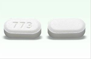 Pill 773 White Capsule/Oblong is Ezetimibe