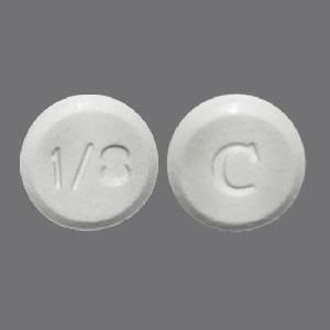 Clonazepam (orally disintegrating) 0.125 mg C 1/8