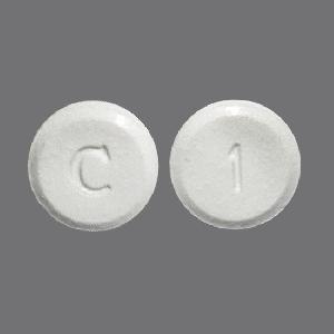 Clonazepam (orally disintegrating) 1 mg C 1