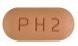 Pill M PH2 Brown Capsule/Oblong is Prasugrel Hydrochloride