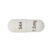 Paroxetine mesylate 7.5 mg 544 7.5 mg