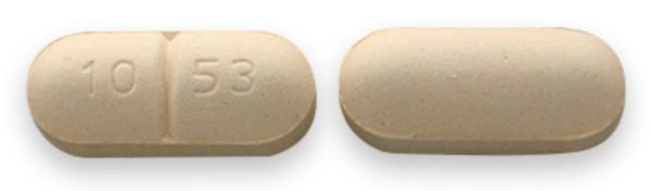 Pill 10 53 Yellow Capsule-shape is Felbamate