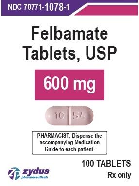Felbamate 600 mg 10 54
