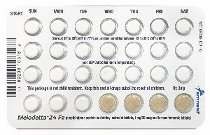 Melodetta 24 Fe ethinyl estradiol 20 mcg / norethindrone acetate 1 mg (AN 30)