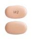 Pill M2 Peach Capsule/Oblong is Mycophenolic Acid Delayed Release