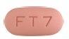 Pill M FT7 is Fosamprenavir Calcium 700 mg