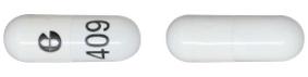 Pill G 409 White Capsule/Oblong is Propafenone Hydrochloride Extended-Release