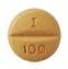 Pill M I 100 Orange Round is Imatinib Mesylate
