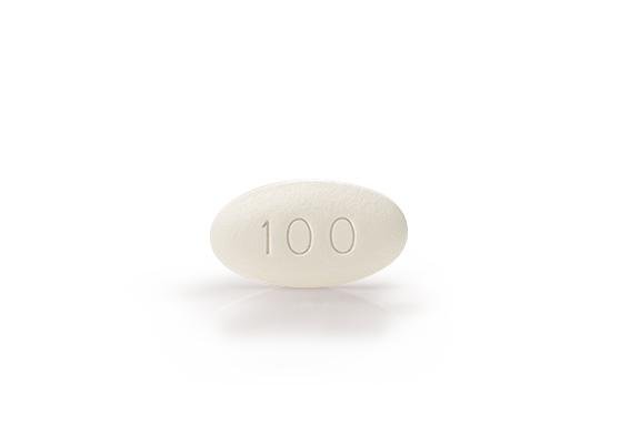 Pill Lilly 100 White Oval is Verzenio
