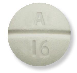 Pill A 16 White Round is Bumetanide