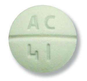 Pill AC 41 White Round is Bumetanide