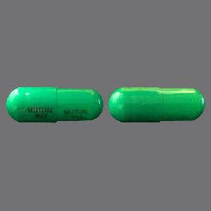 Pill MUTUAL 902 MUTUAL 902 Green Capsule/Oblong is Carvedilol Phosphate Extended-Release