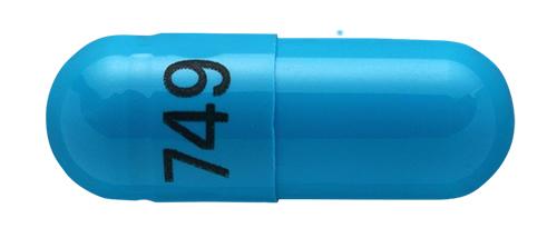 Pill 749 Blue Capsule/Oblong is Tiadylt ER