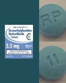 Dexmethylphenidate hydrochloride 2.5 mg RP 11