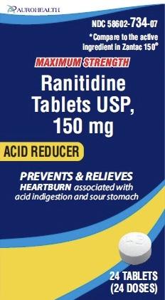 Ranitidine hydrochloride 150 mg K 43