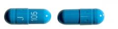 Pill J 105 Blue Capsule/Oblong is Tolterodine Tartrate Extended-Release