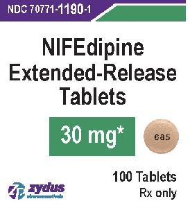 Nifedipine extended-release 30 mg 685