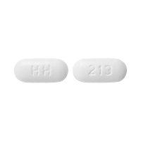 Pill HH 213 White Capsule/Oblong is Hydrochlorothiazide and Losartan Potassium