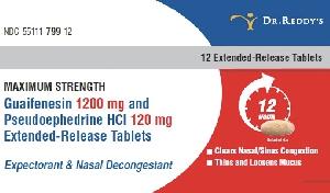 Pill RDY 799 Orange Oval is Guaifenesin and Pseudoephedrine Hydrochloride Extended Release