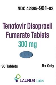 Pill LA16 is Tenofovir Disoproxil Fumarate 300 mg