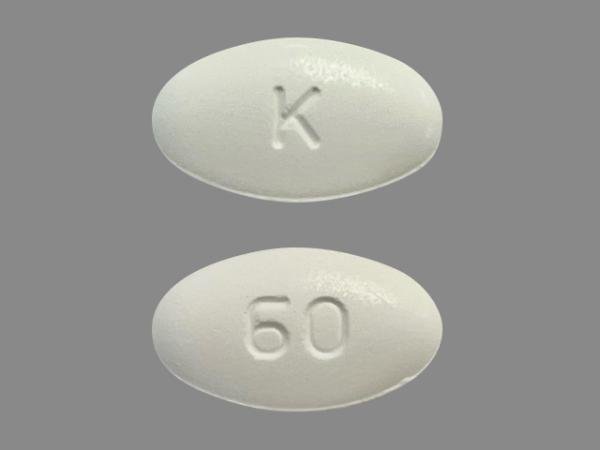 Pill K 60 is Armodafinil 250 mg