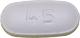 Pill 45  Gray Capsule/Oblong is Minocycline Hydrochloride Extended-Release