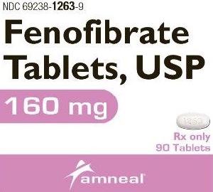 Pill AN 1263 White Oval is Fenofibrate