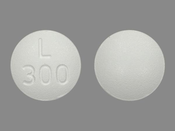 Pill L 300 White Round is Lamivudine