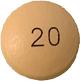 Rabeprazole sodium delayed-release 20 mg 20