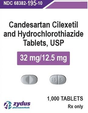 Candesartan cilexetil and hydrochlorothiazide 32 mg / 12.5 mg 19 5