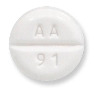 Albuterol sulfate 2 mg AA 91