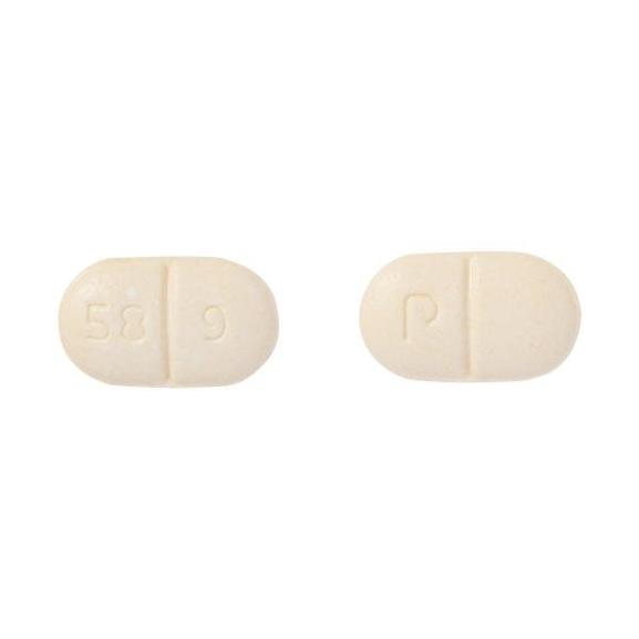 Pill P 58 9 Yellow Oval is Candesartan Cilexetil and Hydrochlorothiazide
