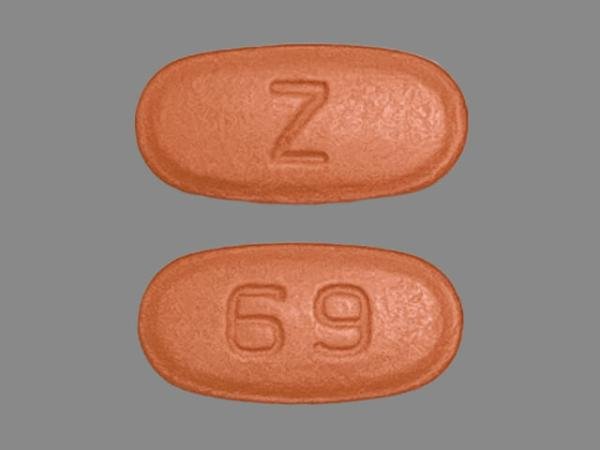 Pill Z 69 Pink Capsule/Oblong is Omeprazole Delayed Release