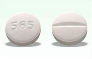 Pill 565 White Round is Metoprolol Succinate Extended-Release