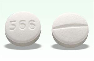 Pill 566 White Round is Metoprolol Succinate Extended-Release