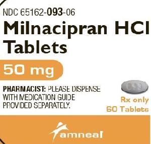 Pill AN 093 White Oval is Milnacipran Hydrochloride