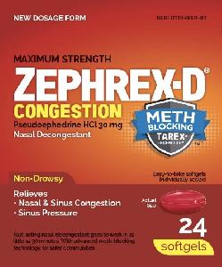 Pill ZD3 Red Oval is Zephrex-D