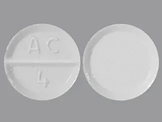 Pill AC 4 White Round is Albuterol Sulfate