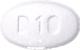 Pill D 10 is Dalfampridine Extended-Release 10 mg