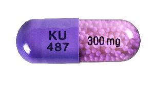 Pill KU 487 300 mg Purple Capsule-shape is Verelan PM